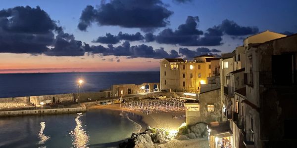 Amalfi Coast at twilight
